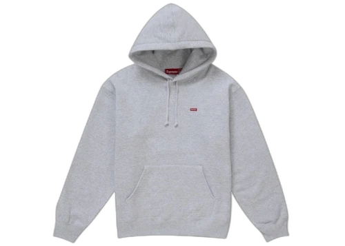 Supreme Small Box Hooded Sweatshirt (FW25) Heather Grey