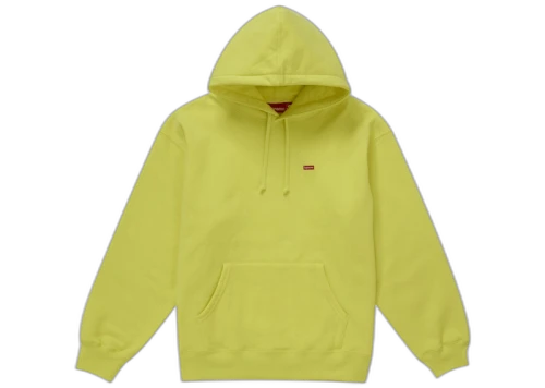Supreme Small Box Hooded Sweatshirt (FW25) Bright Yellow