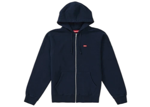 Supreme Small Box Zip Up Sweatshirt (SS19) Navy