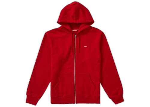 Supreme Small Box Zip Up Sweatshirt (SS19) Red