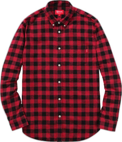 Supreme Small Buffalo Flannel Shirt Red