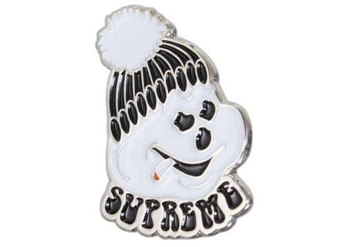 Supreme Snowman Pin Black