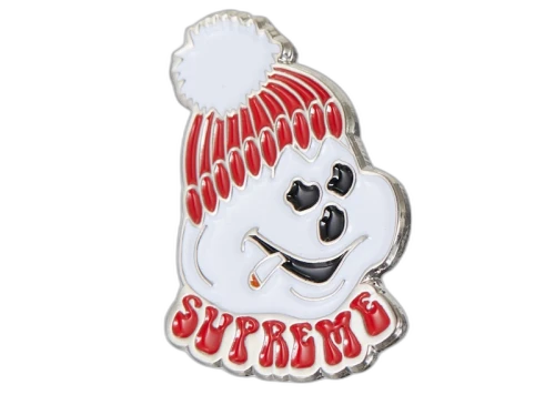 Supreme Snowman Pin Red