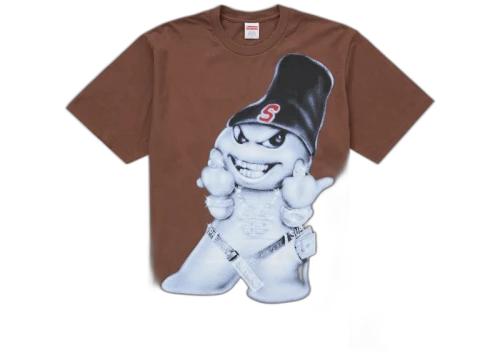 Supreme Snowman Tee Brown