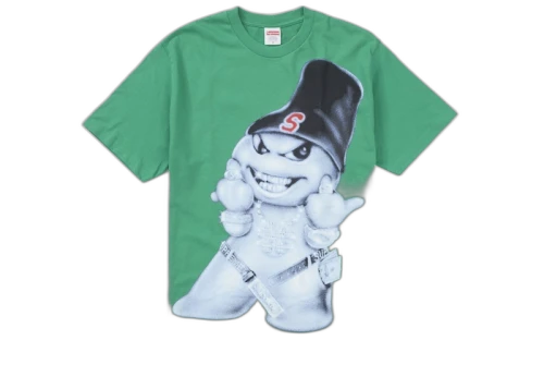 Supreme Snowman Tee Green