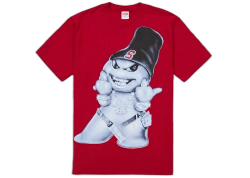 Supreme Snowman Tee Red