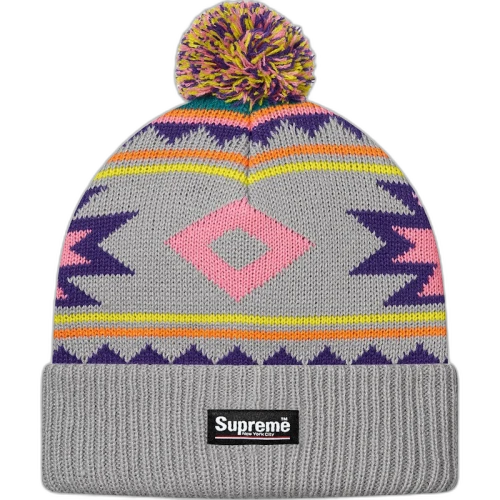 Supreme Southwest Beanie Light Grey
