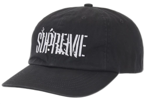 Supreme Splatter 6-Panel Black