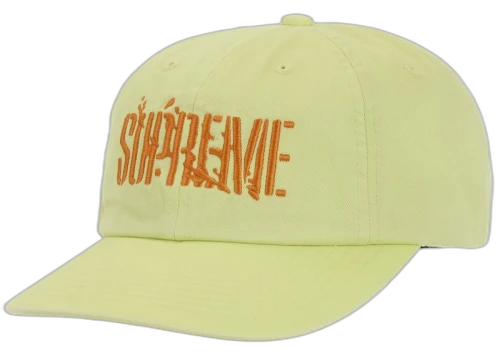 Supreme Splatter 6-Panel Bright Green