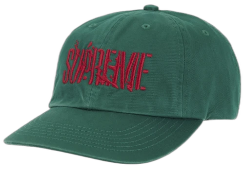 Supreme Splatter 6-Panel Green