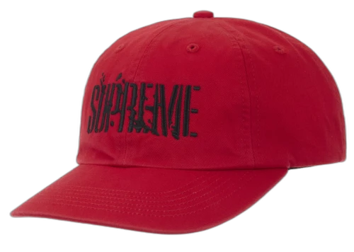 Supreme Splatter 6-Panel Red