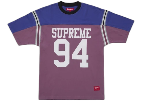 Supreme Split S/S Football Top Dusty Purple