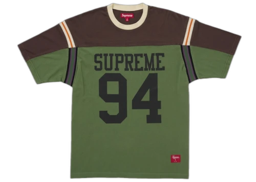 Supreme Split S/S Football Top Green