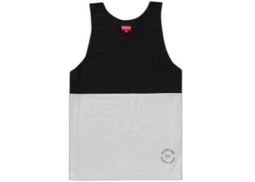 Supreme Split Tank Top Black