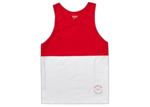 Supreme Split Tank Top Red