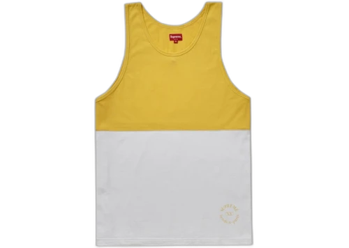 Supreme Split Tank Top Yellow