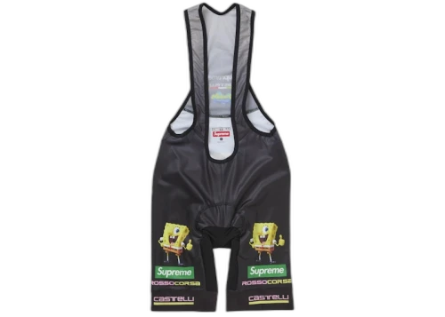 Supreme SpongeBob SquarePants Castelli Cycling Bib Black