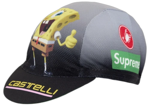 Supreme SpongeBob SquarePants Castelli Cycling Cap Black