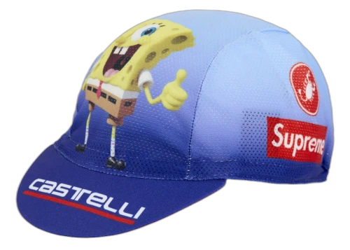Supreme SpongeBob SquarePants Castelli Cycling Cap Blue