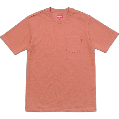 Supreme S/S Pocket Tee Heather Dark Rose