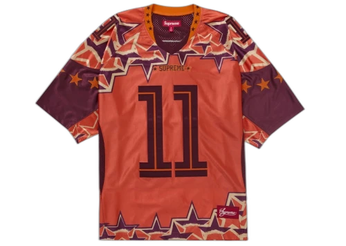 Supreme Stars Football Jersey Orange