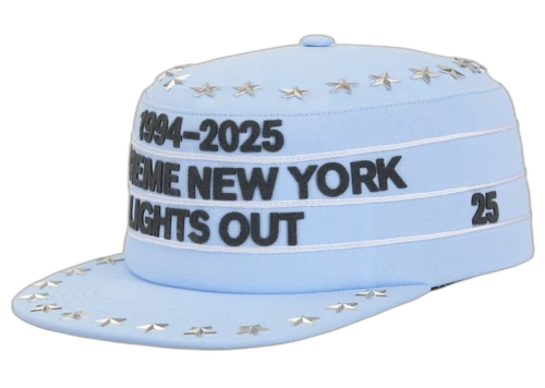Supreme Stars Studded Pillbox Hat Light Blue