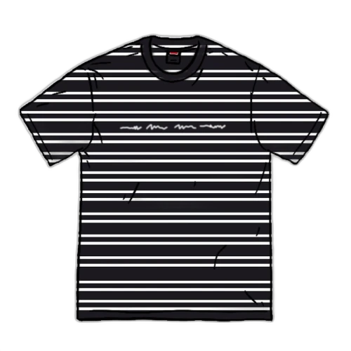 Supreme Stati Uniti Stripe S/S Top Black