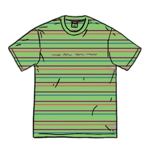 Supreme Stati Uniti Stripe S/S Top Green