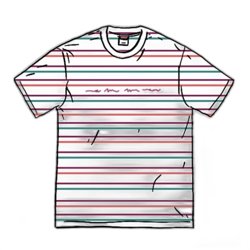 Supreme Stati Uniti Stripe S/S Top White