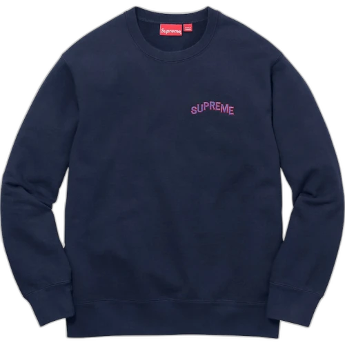 Supreme Step Arc Crewneck Navy