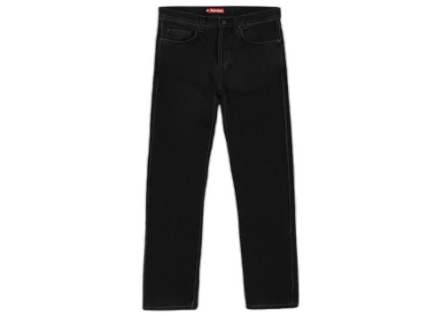 Supreme Stone Washed Slim Jean (SS19) Black