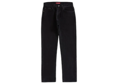 Supreme Stone Washed Slim Jean (SS20) Washed Black
