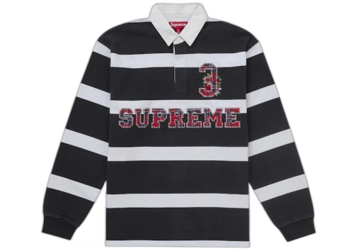 Supreme Stripe Rugby (FW25) Black