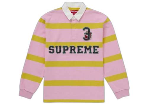 Supreme Stripe Rugby (FW25) Pink