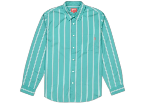 Supreme Stripe Shirt Teal