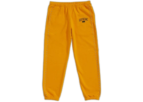 Supreme Studded Sweatpant Gold