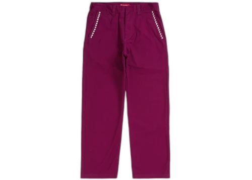 Supreme Studded Work Pant Maroon
