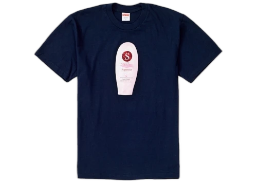Supreme Super Cream Tee Navy
