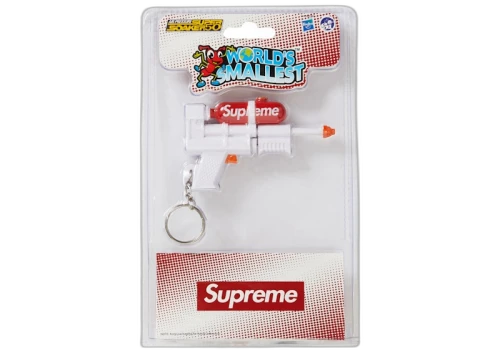 Supreme Super Soaker 50 Water Blaster Keychain White