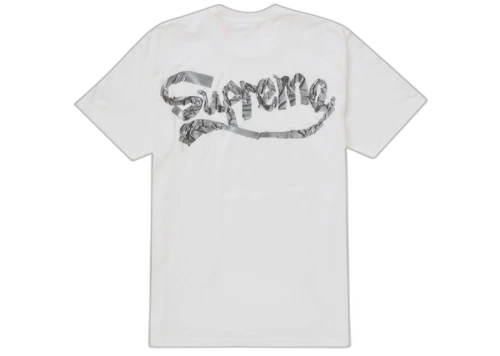 Supreme Tape Tee White
