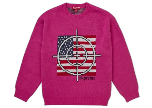 Supreme Target Sweater Pink