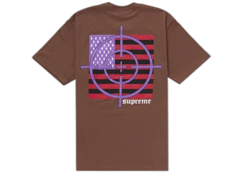 Supreme Target Tee Brown