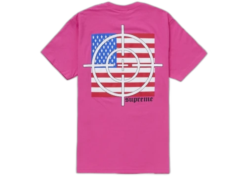 Supreme Target Tee Fuchsia