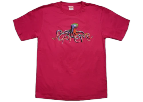 Supreme Tentacles Tee Hot Pink