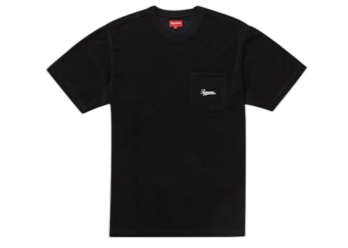 Supreme Terry Pocket Tee Black
