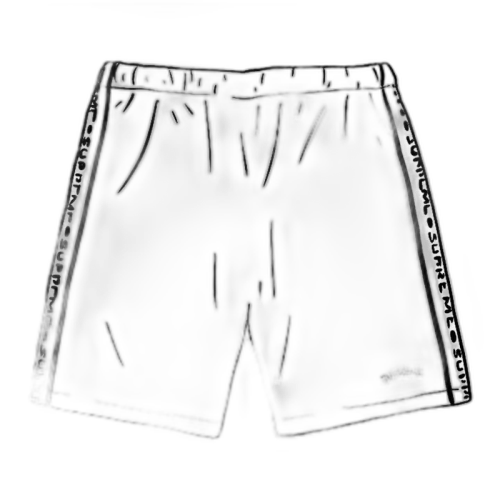 Supreme Terry Short White