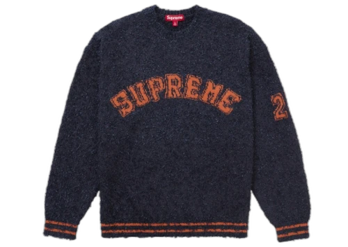 Supreme Textured Arc Sweater Navy