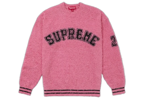 Supreme Textured Arc Sweater Pink