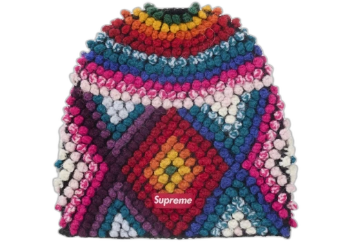 Supreme Textured Knit Beanie Multicolor