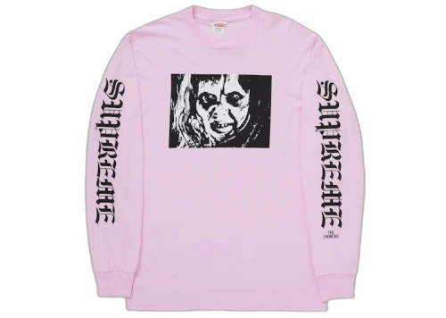Supreme The Exorcist Mother L/S Tee Light Pink